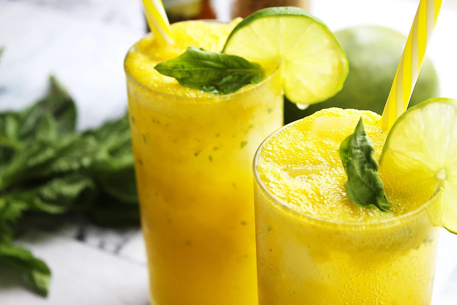 Mango Basil Lemonade